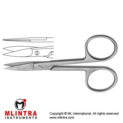 Nail Scissor Curved Stainless Steel, 10.5 cm - 4 1/8" Nail Scissor Curved Stainless Steel, 10.5 cm - 4 1/8"
